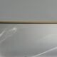 Minimalist rectangular wall mirror with a brass frame, 1960s, Germany