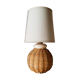 Wicker ball lamp