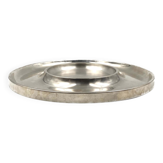 Lino Sabattini, Large silver-plated centerpiece / tray, Sabattini Italy 1970s