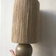 Vintage lampshade day handmade hemp