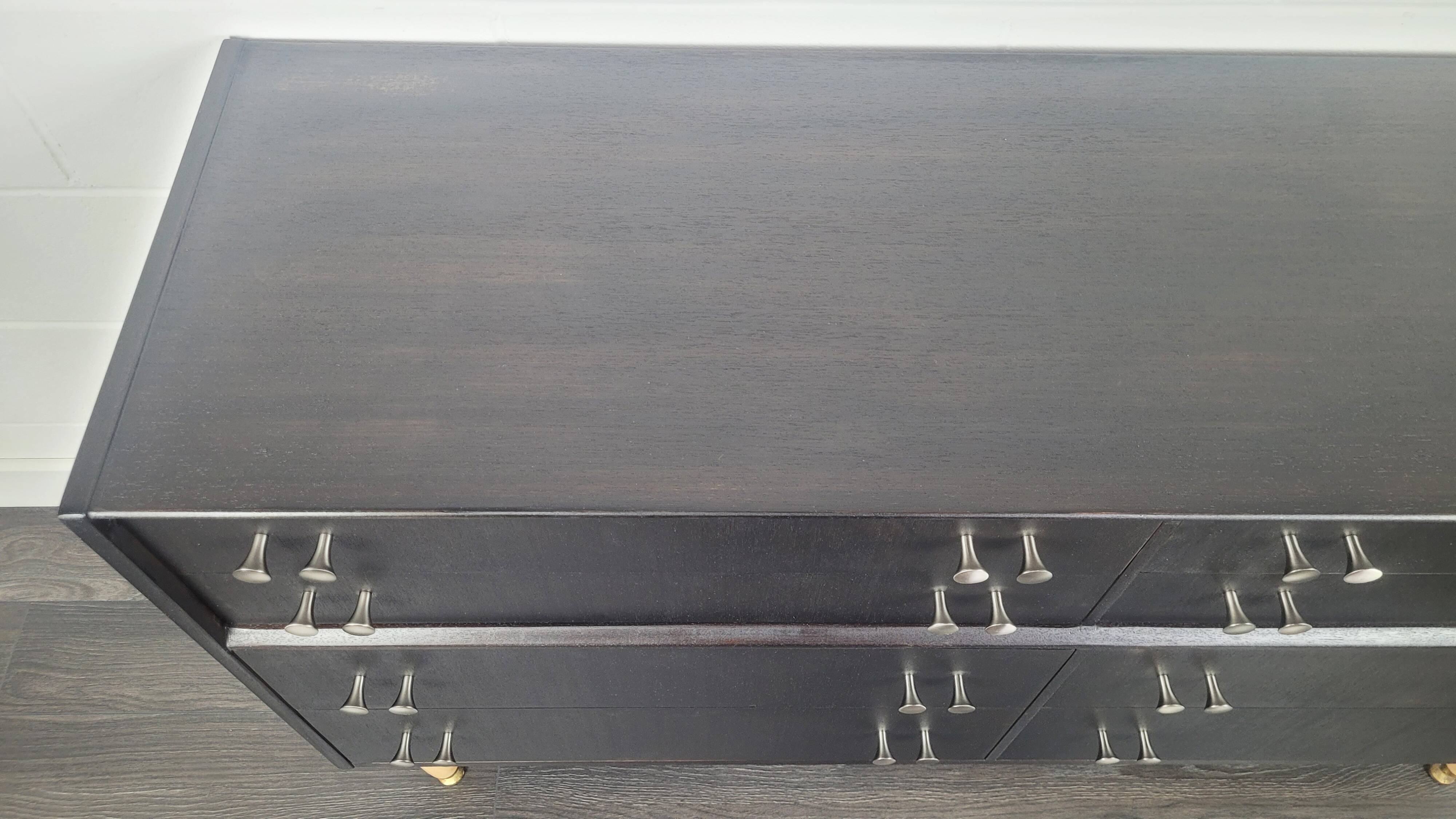 G-Plan Black Double Chest of Drawers, 1960s