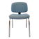 Vintage office chair in fabric and chrome from the 70s