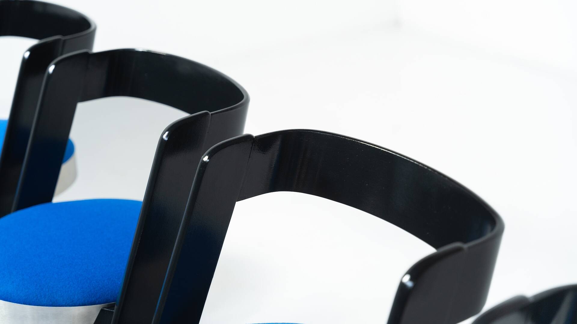 Set of 6 Chairs by Willy Rizzo for Mario Sabot, Italy, 1970s - New Upholstery