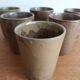 Lot de 6 verre ou tasse en grès