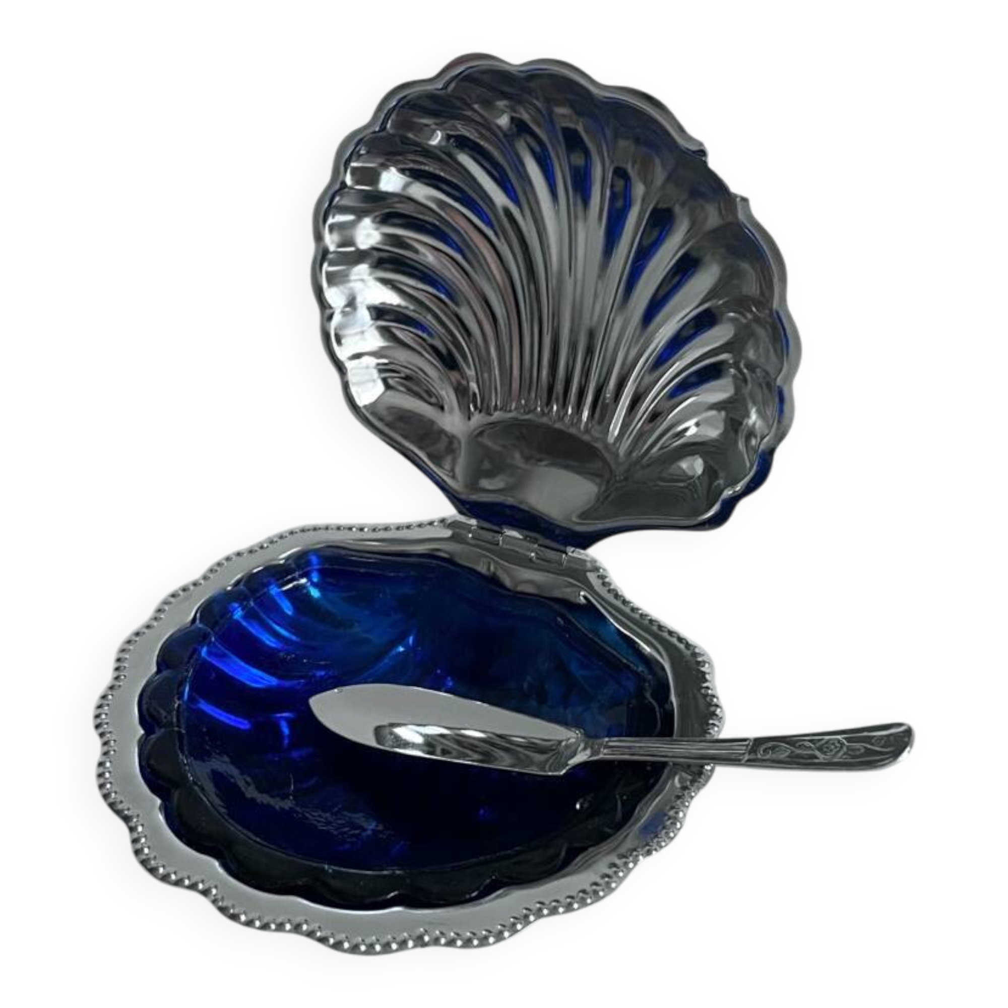 Shell butter dish