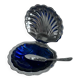 Shell butter dish