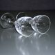 Set of two Daum glasses, Bolero model.