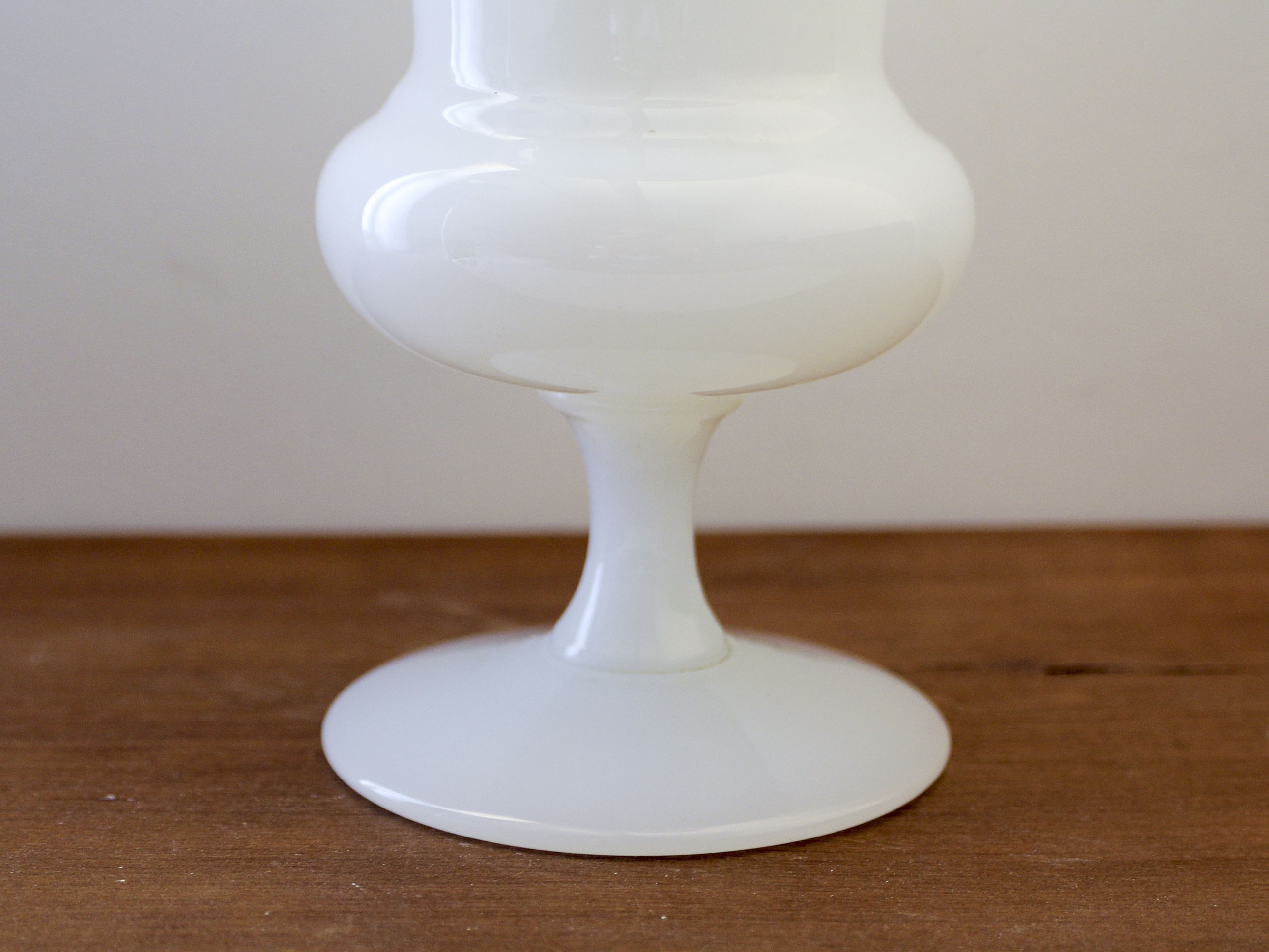Opaline baluster vase