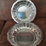 Set of 2 vintage stainless steel salad bowls