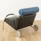 Fauteuil en chrome et cuir Zyklus par Peter Maly pour COR, 1984