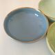 Three vintage pastel bowls