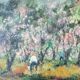 Tableau Huile sur Bois "Primavera" par Guido Bertuzzi - École Milanaise (19