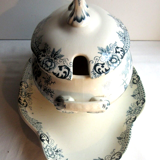 Sauce boat couvert, terre de fer gris-bleu: saïgon, choisy le roi hb & cie.