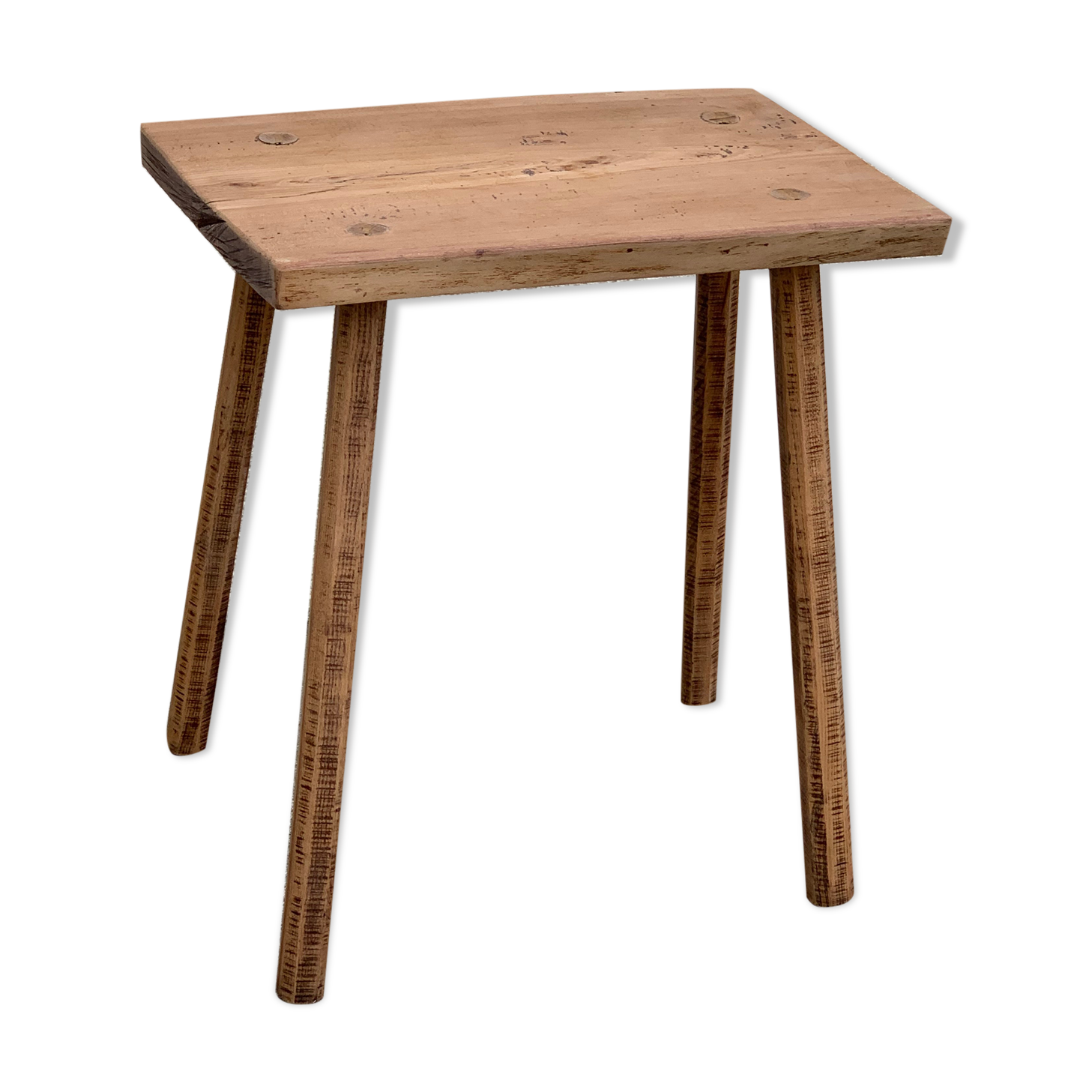 Brutalist table wood raw