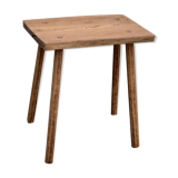 Brutalist table wood raw