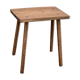 Brutalist table wood raw