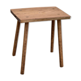 Brutalist table wood raw
