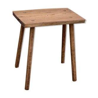 Brutalist table wood raw