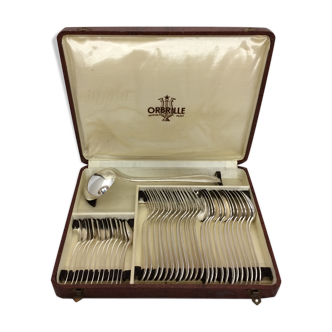 Housewife of silver metal cutlery orbrille art deco