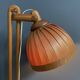 Hans agne Jakobsson wood floor lamp 1960s