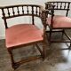 Pair of Renaissance-style corner chairs