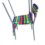 2 IKEA scoubidou children's chairs