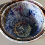 Stoneware vase, fired from Morvan