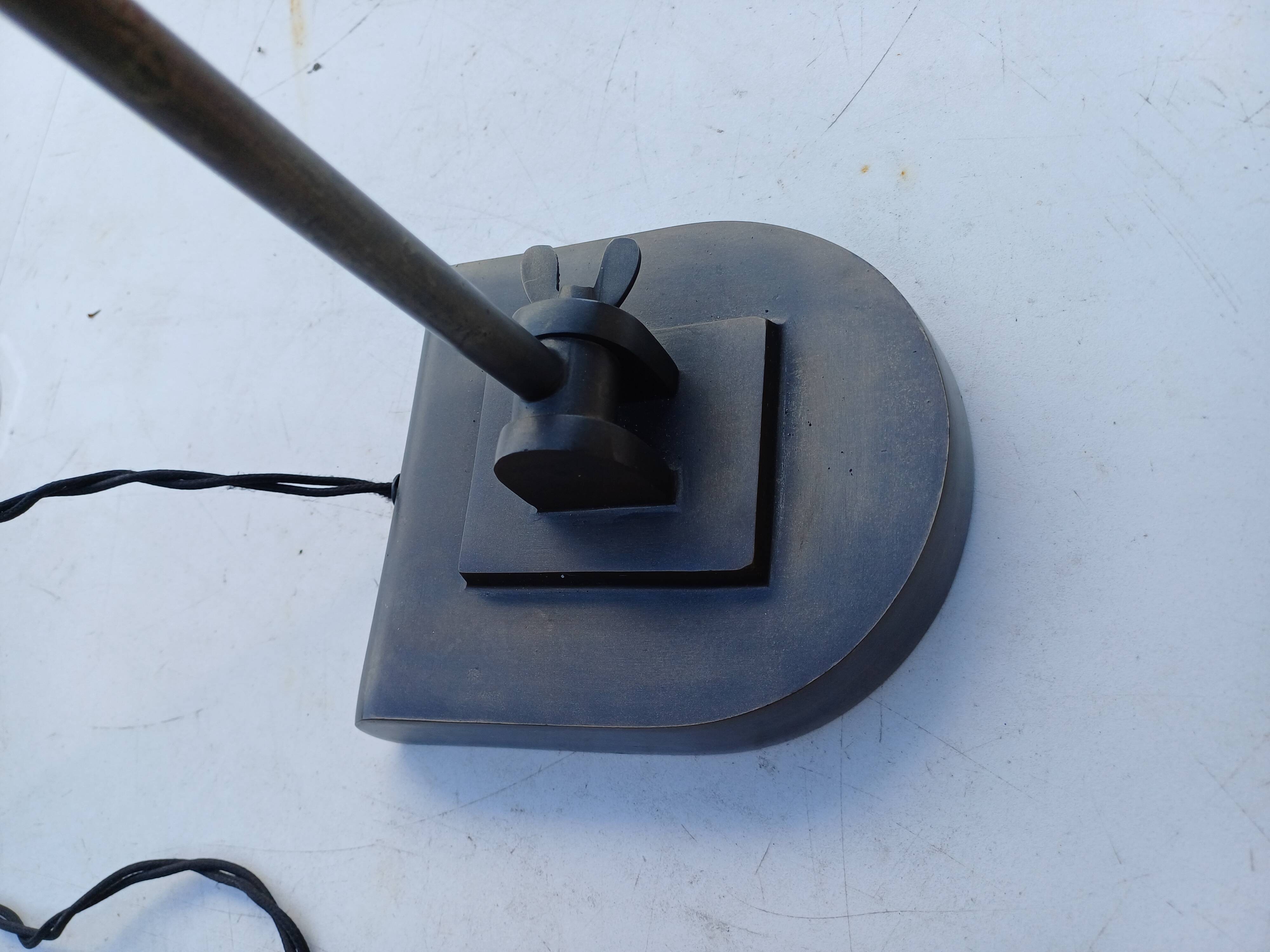 Industrial metal lamp, 2 arms