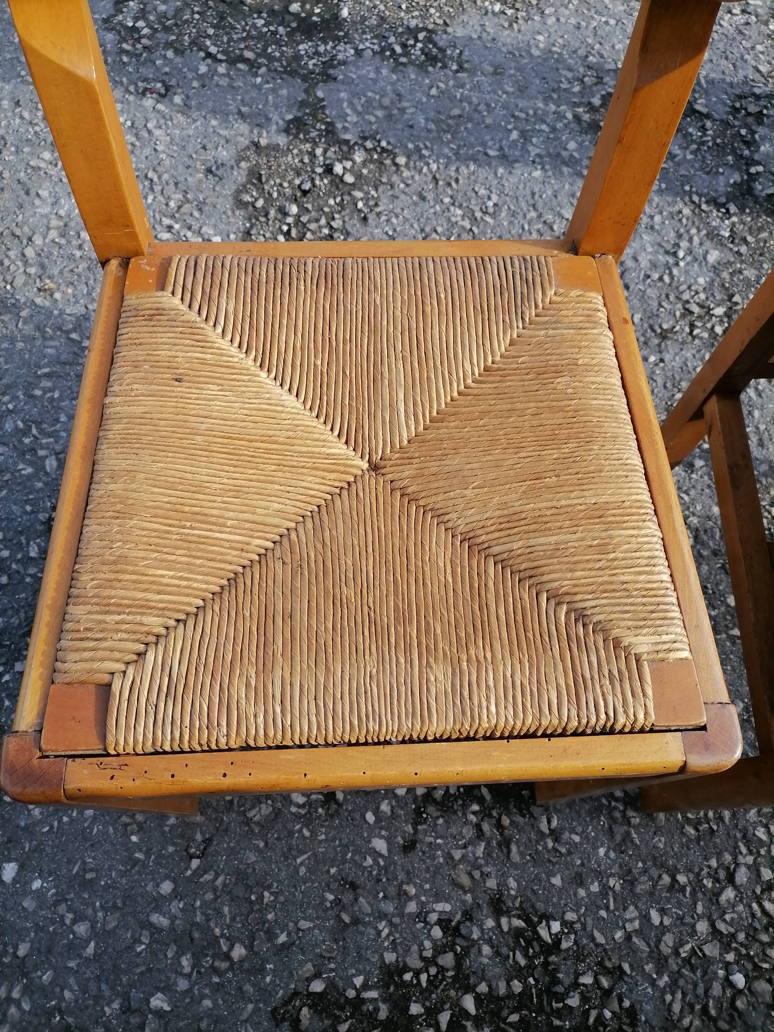 6 vintage chairs 1950