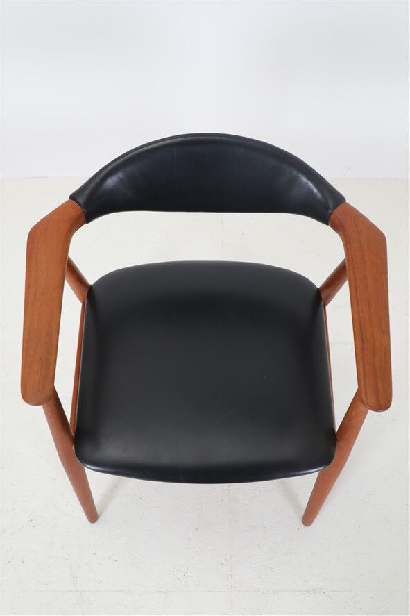 Fauteuil en teck de Svend Aage Eriksen, Glostrup Møbler