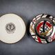 Round Roller Coaster Box in Longwy Enamel by Catherine Lhoir