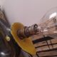 50's ceramic lamp base