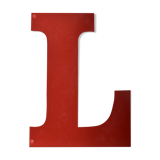 Letter "L" industrial red