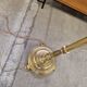 Brass floor lamp