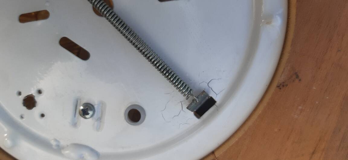 70s amber glass ceiling light