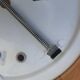 70s amber glass ceiling light