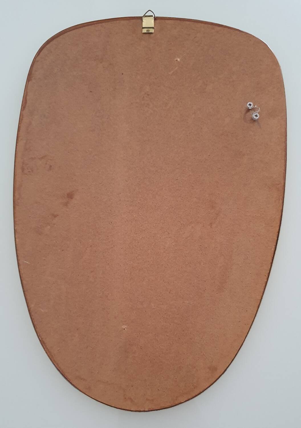 Vintage 1960s ovoid mirror