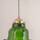 Orange glass pendant by Peill Putzler, Germany, 1970.