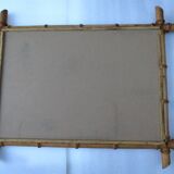 Vintage bamboo mirror