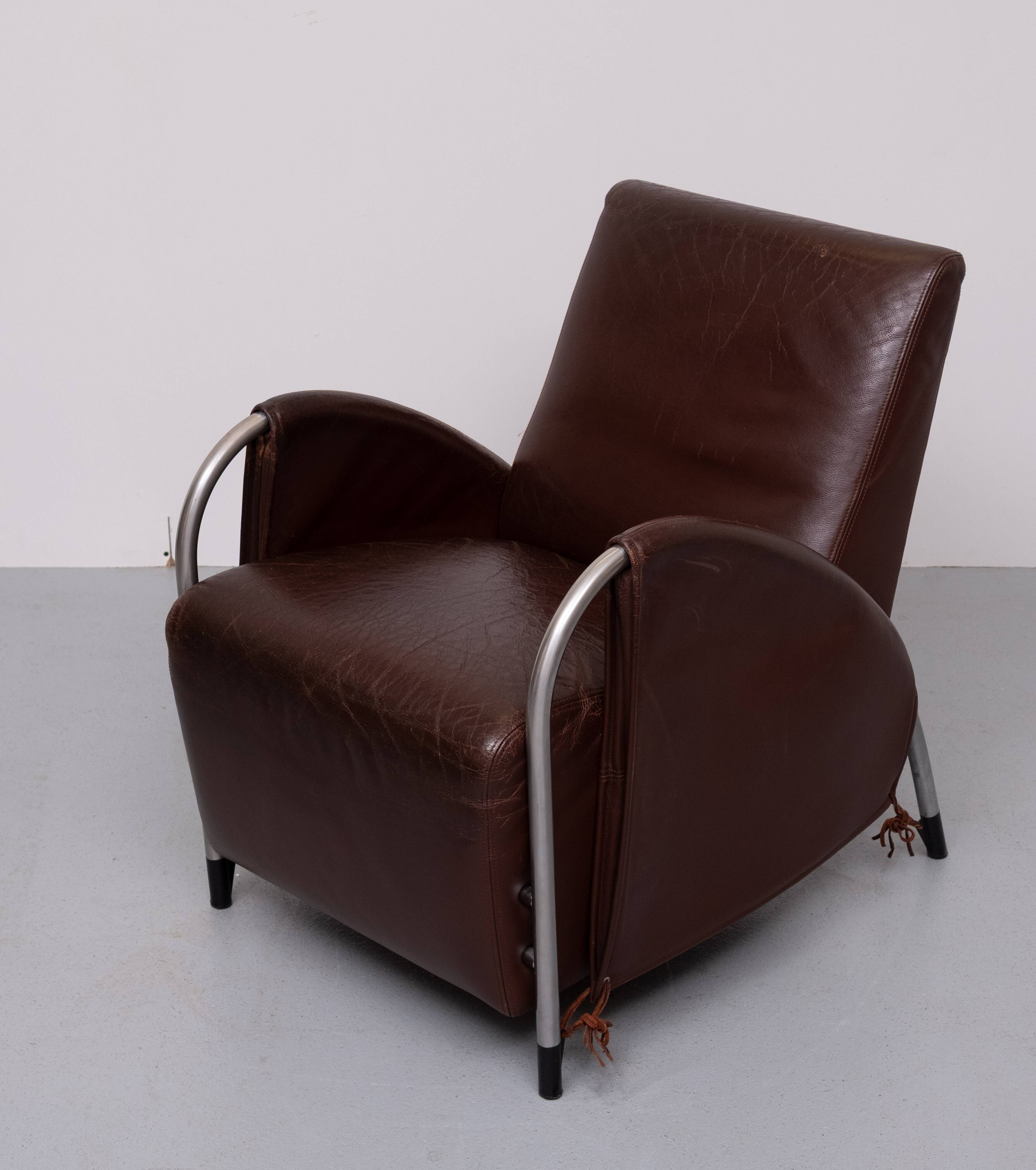 Art Deco lounge chair Design Jan des Bouvrie for Gelderland