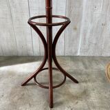 Curved wood coat racks