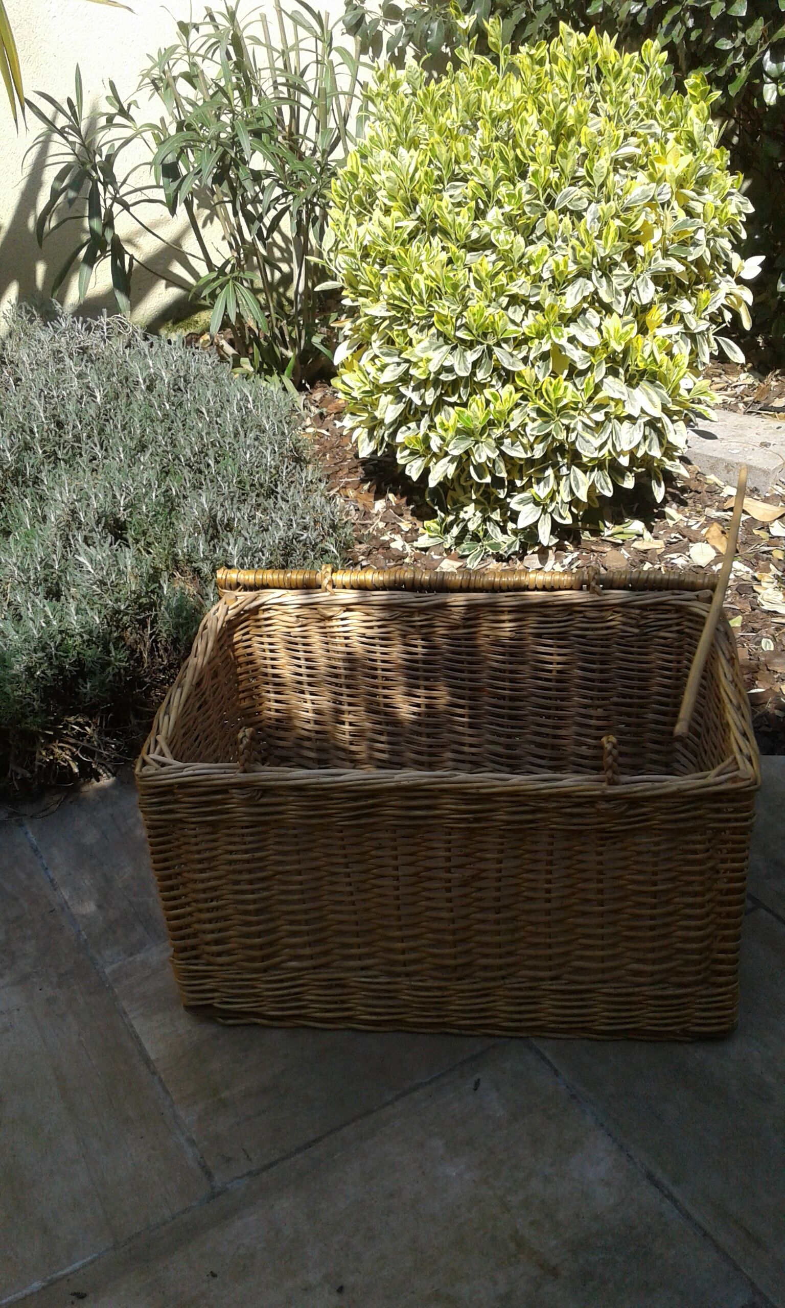 Pretty Wicker Malle. Vintage.