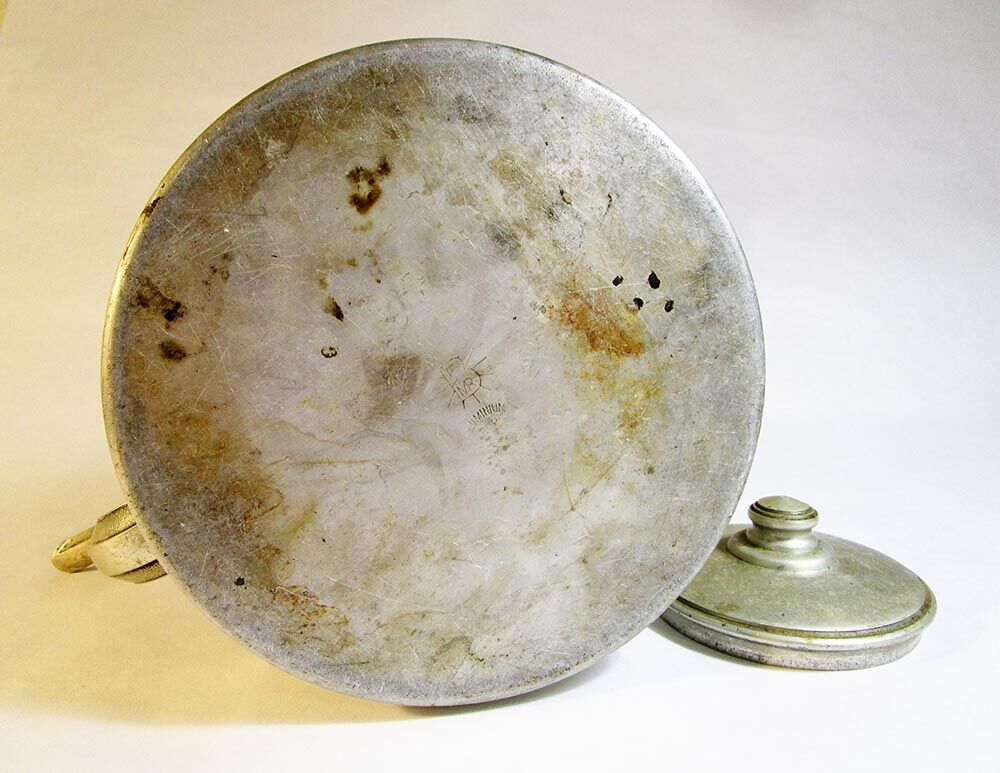 Old aluminum kettle