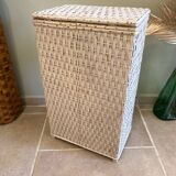 Woven rattan basket