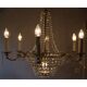 Lustre with glass tassels