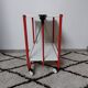 Desserte métal frz par lucien lepoix 1983 pop art vintage roulante pliable