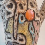 Sculptural ceramic vase (43 cm) marius bessone vallauris (1955-19