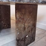 Fossilized coffee table