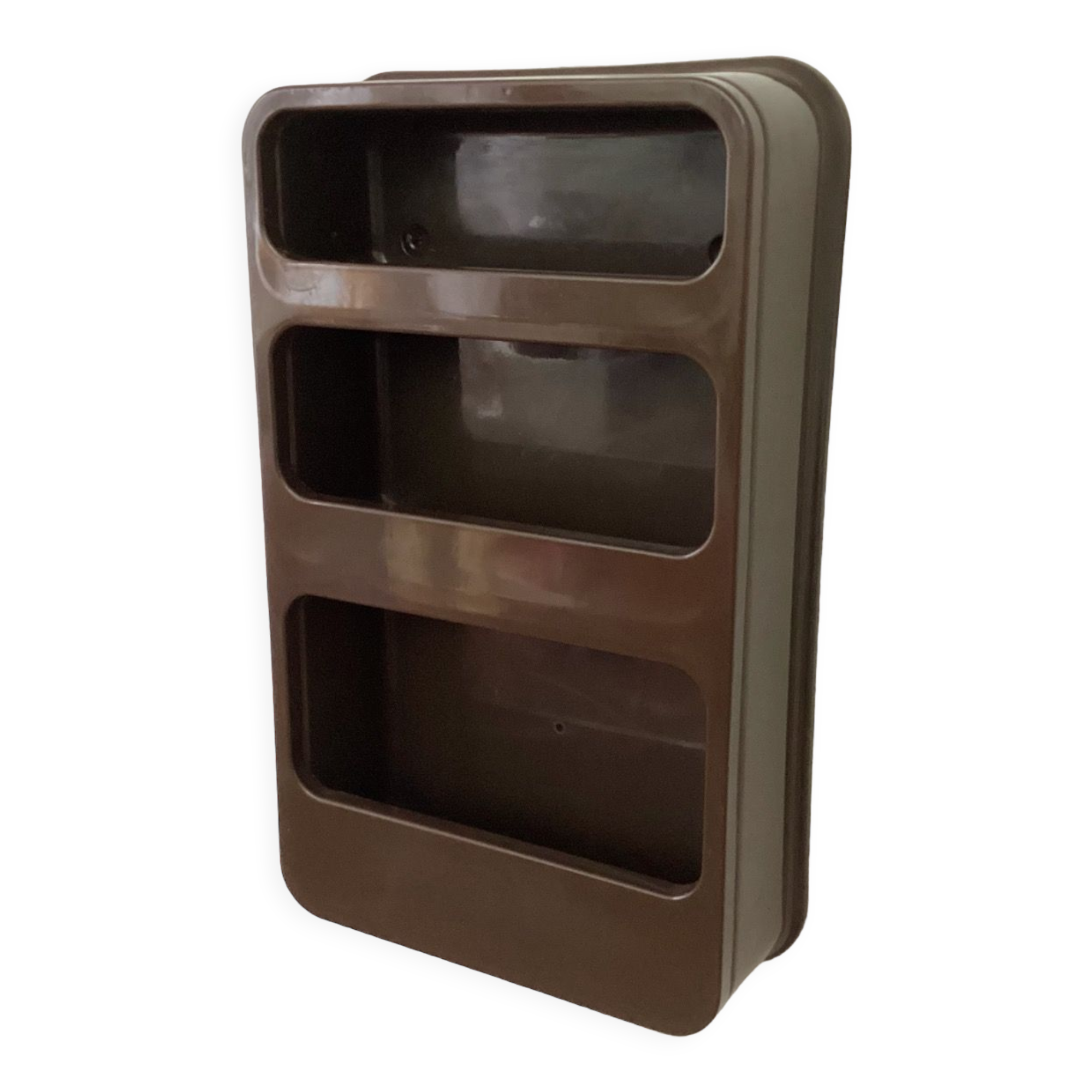 Brown plastic wall shelf Janlin Viaud