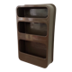Brown plastic wall shelf Janlin Viaud